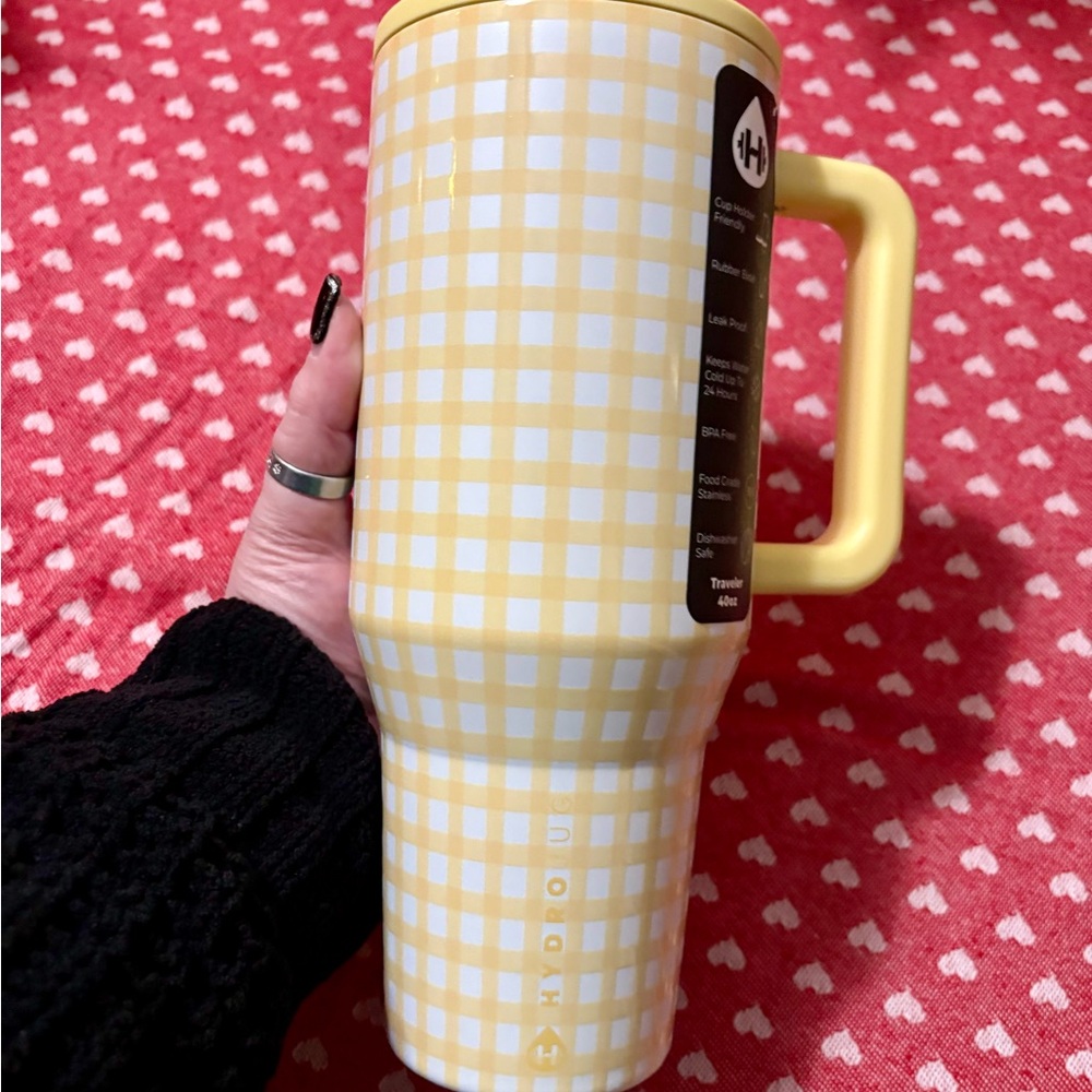 Hydrojug Sunny Sips 40oz Traveler Tumbler